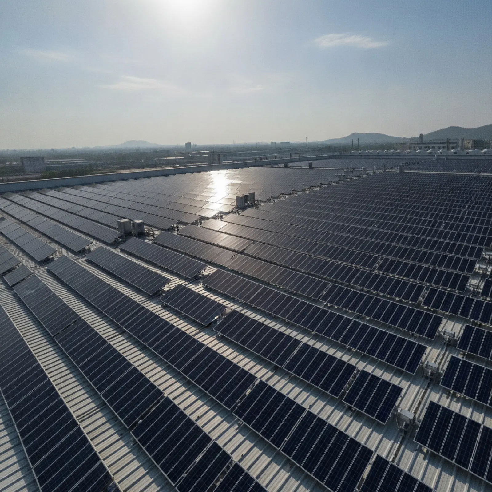 Commercial rooftop solar for factories and offices